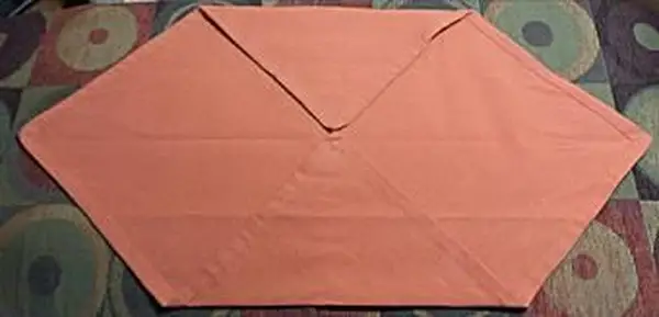 냅킹 폴딩 1 단계