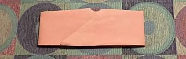 냅킨 접기 4 단계