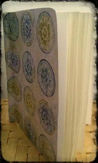 Faça livros de papel dobrados