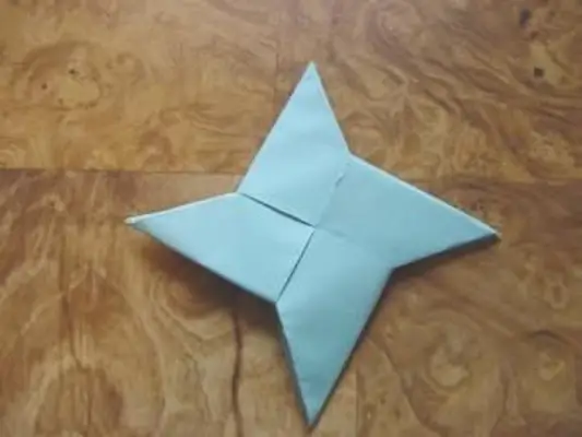 Visuelle Anleitung zum Origami-Wurfstern