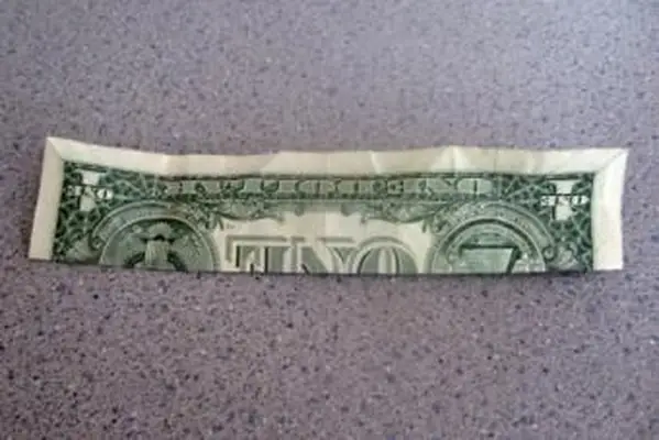 Rana de dinero de origami