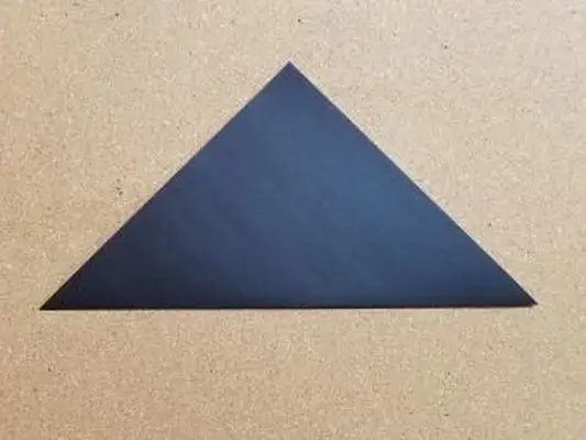 Passo 4 - dobre novamente para a esquerda