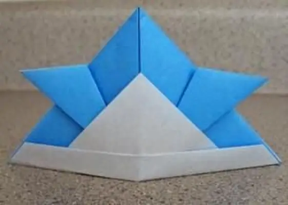 קסדת סמוראי אוריגמי