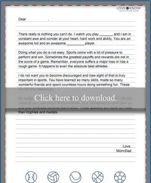 Vorlage für ein Motivationsschreiben für die Leichtathletik