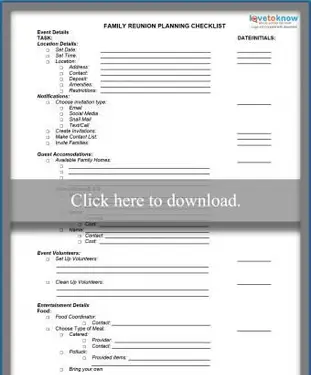 Lista di controllo per la pianificazione del ricongiungimento familiare