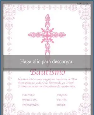 ילדת הזמנות לטבילה