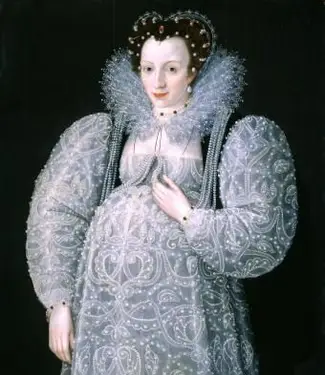 Przypisywany Marcusowi Gheeraertsowi II - Portret nieznanej damy