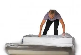 Desempacotar o colchão de néctar