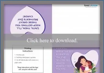 Cartão do dia das mães para a esposa