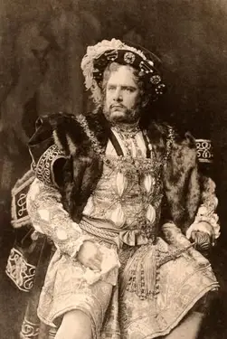 William Charles James Terriss ako kráľ Henrich VIII
