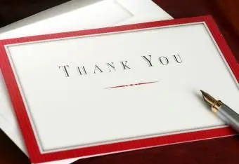 Note d'adieu de l'employé