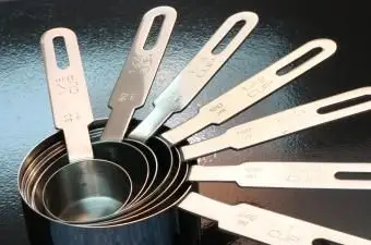 Umrechnungstabelle für Kochmessungen