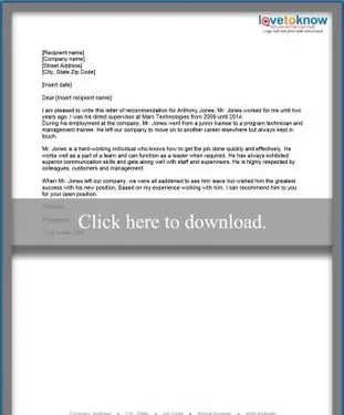 Przykład rekomendacji promowanego pracownika