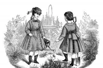 היסטוריה של בגדי ילדים