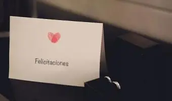 Félicitations pour votre mariage.