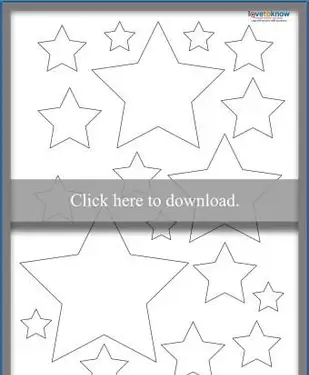 다양한 5 점 별 템플릿