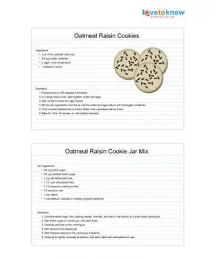 Biscuits à l'avoine et aux raisins dans une recette de pot imprimable