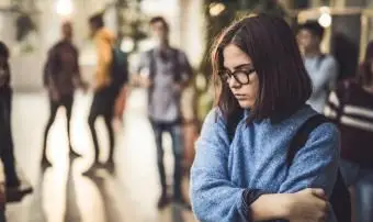 Ado se sentant vulnérable