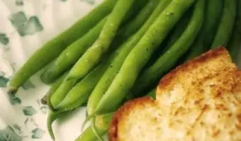 Gotowanie świeżej zielonej fasoli