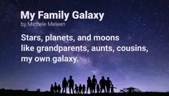 Haiku-Gedicht über Familienbeziehungen