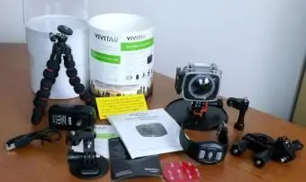 Obsah krabice Vivitar DVR988HD