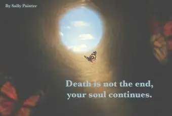 Borboletas voando para fora de um túnel escuro em busca de liberdade