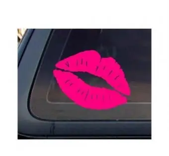 Decalcomania per auto con labbra a forma di bacio su Amazon.com