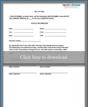 שטר מכירה לרכב