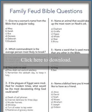 Para impressão: Perguntas bíblicas de briga de família