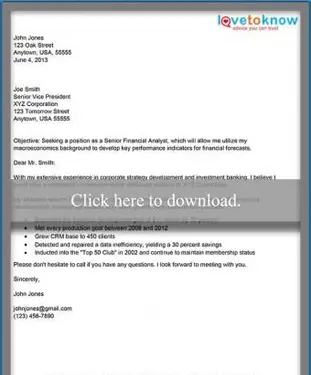 Exemple de lettre de CV comment se vendre