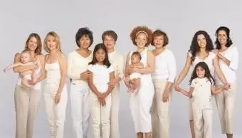 Grupo de família multi-geracional