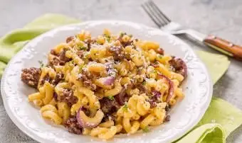 チーズブルガーパスタ