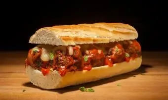 ミートボールサンドイッチ