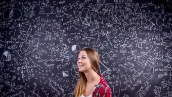 数学記号と黒板