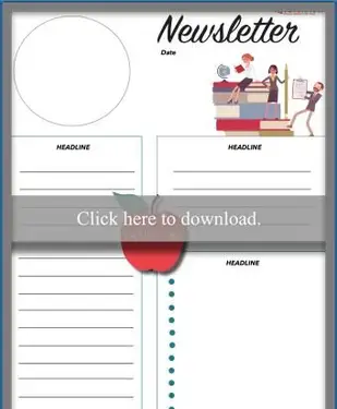 Modèle de bulletin d'information pour les enseignants