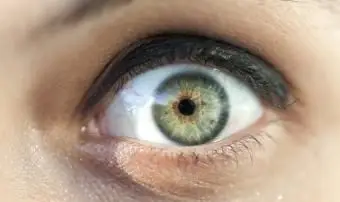 Gros plan d'un œil humain