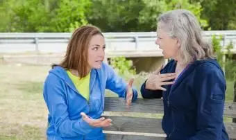 어머니와 화가 성인 딸