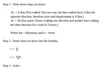 Vitesse avec changement de direction