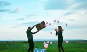 풍선 성별 계시