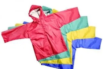 Imperméables colorés