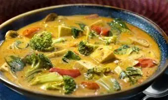 野菜入り豆腐カレー