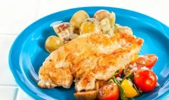 Poitrines de poulet à la moutarde et au miel