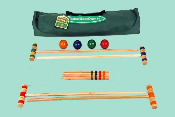 Kids Toys Junior Lawn Croquet Set