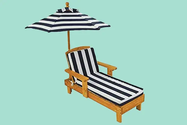 KidKraft 105 Wooden Lounge Chaise - Verdantvows