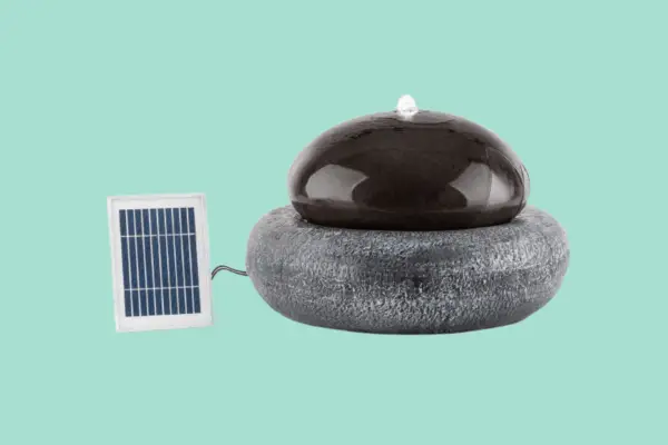 Solar Ceramic Terracotta Water Fountain Feature - Verdantvows