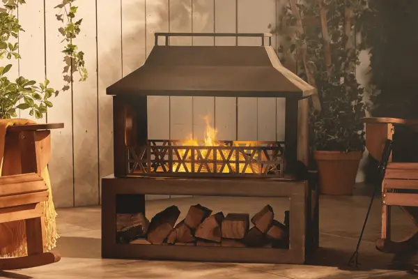 Vonhaus Outdoor Fireplace - Verdantvows
