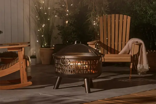 Vonhaus Geo Fire Pit - Verdantvows