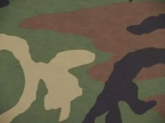生地のカモフラージュパターンをペイントする方法
