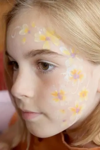 플라워 페이스 페인트