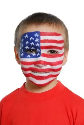 플래그 페이스 페인트